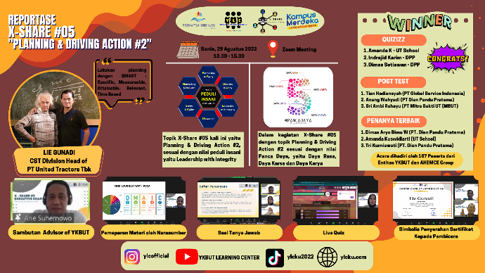 Reportase X - Share #05 &quot;Planning  & Driving Action #2&quot;